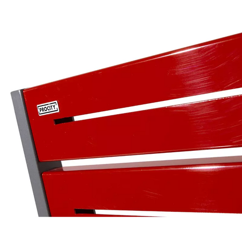 Derwent 5-Slat Steel Bench