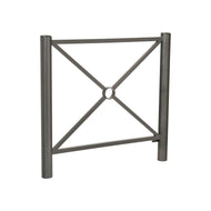 District Railing with Steel End Cap