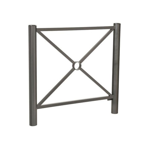 District Railing with Steel End Cap