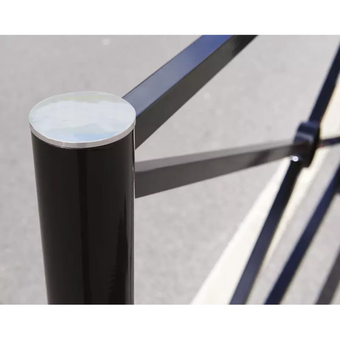 District Railing with Steel End Cap