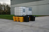Double-Unit IBC Pallet with Grate