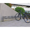 District Cycle Rack with Polished Steel End Cap