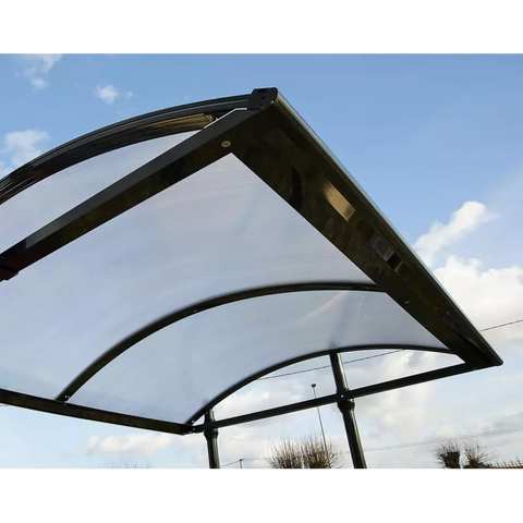 District Polished Steel Cycle Shelter