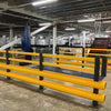 Dual Bumper Pedestrian Barrier