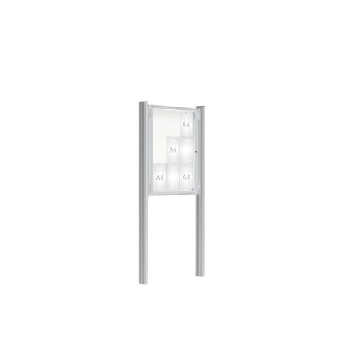 Elite Outdoor Display Board with Four Posts