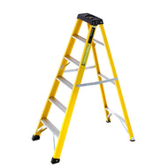 Heavy Duty Fibreglass Swingback Stepladder