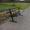 Flexivo Outdoor Bench with Backrest