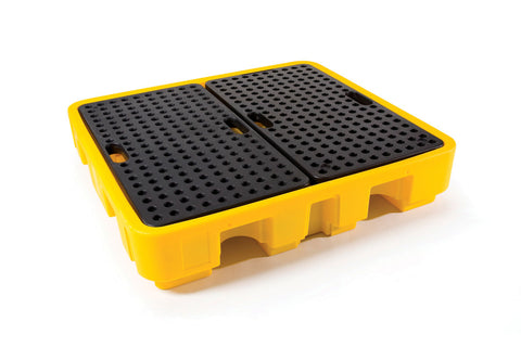 Four Drum Spill Containment Pallet