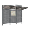 Friendly Stop Bus Shelter with Steel Outer Panels