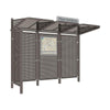 Friendly Stop Bus Shelter with Steel Outer Panels