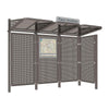 Friendly Stop Bus Shelter with Steel Outer Panels
