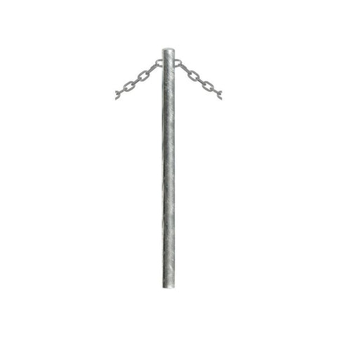 Galvanised Rounded Top Link Bollard