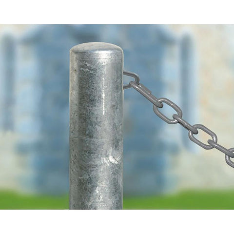 Galvanised Rounded Top Link Bollard