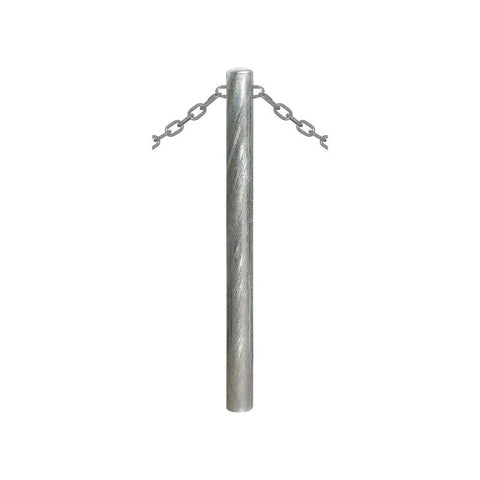 Galvanised Rounded Top Link Bollard