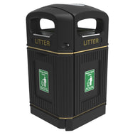 Heritage XL Street Litterbin - 240 Litre
