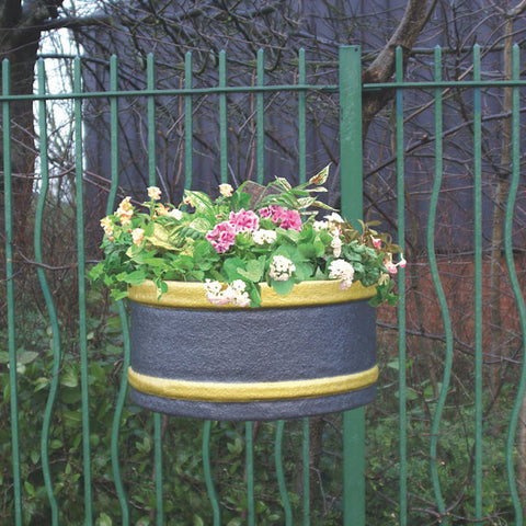 Half-Moon Victorian Planter