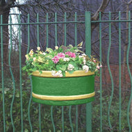 Half-Moon Victorian Planter