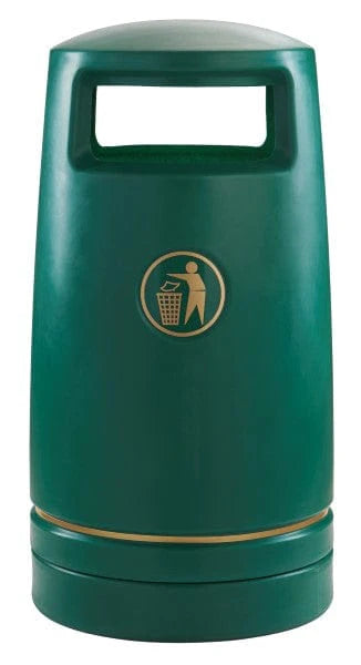 Hooded Outdoor Waste Bin – 100L