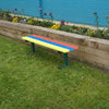 Children's Rainbow Eco Plastic Bench