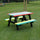 Children's Rainbow Eco Picnic Table