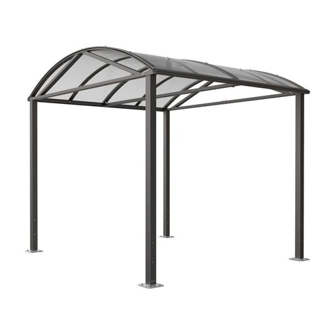 Large Vaulted Roof Cycle & Motor Shelter
