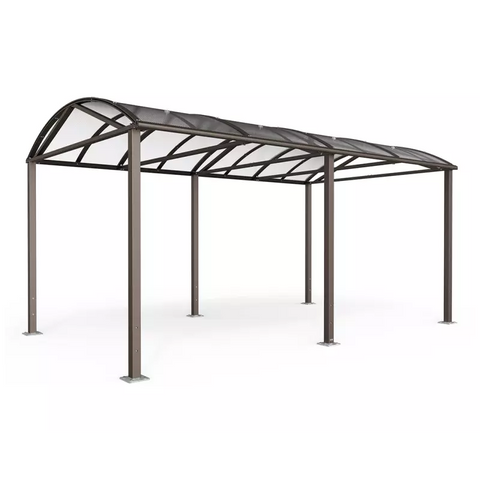 Large Vaulted Roof Cycle & Motor Shelter