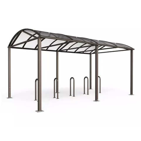 Large Vaulted Roof Cycle & Motor Shelter