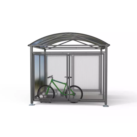 Large Vaulted Roof Cycle & Motor Shelter