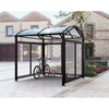 Large Vaulted Roof Cycle & Motor Shelter