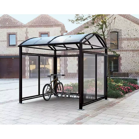Large Vaulted Roof Cycle & Motor Shelter