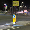 Luminous Barn Owl Bollard