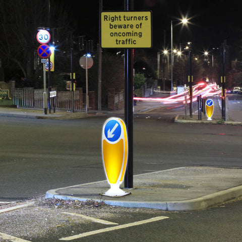 Luminous Barn Owl Bollard