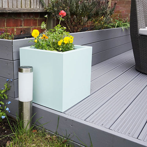 Midi Cube Steel Planter
