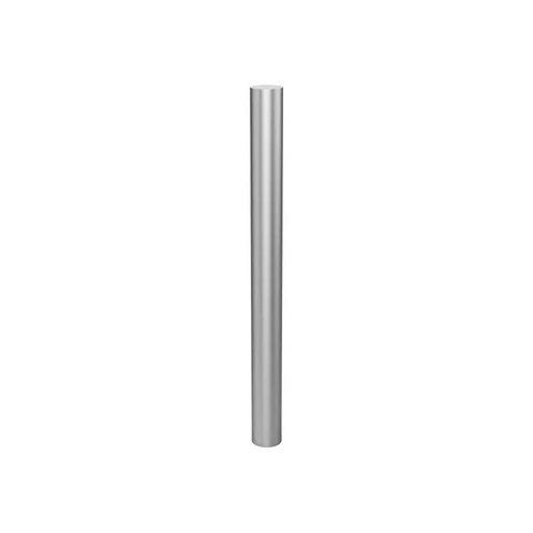 Mounted Brushed Steel Bollard - 76mm