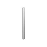 Mounted Brushed Steel Bollard - 90mm