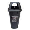 Open Top 90L Recycling Bin