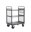 Heavy Duty Distribution Trolley with 3 Adjustable Shelves