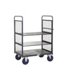 Heavy Duty Distribution Trolley with 2 Adjustable Shelves
