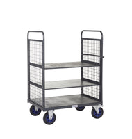 Heavy Duty Distribution Trolley with 2 Adjustable Shelves