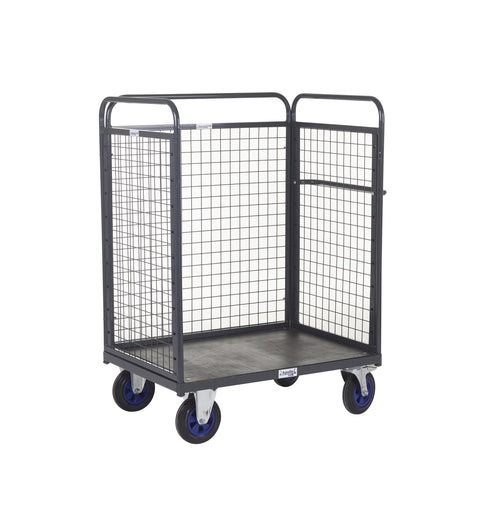 Heavy Duty Distribution Trolley with 3 Adjustable Shelves