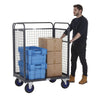 Heavy Duty Distribution Trolley with 2 Adjustable Shelves