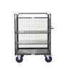 Heavy Duty Distribution Trolley with 2 Adjustable Shelves