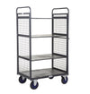 Heavy Duty Distribution Trolley with 3 Adjustable Shelves