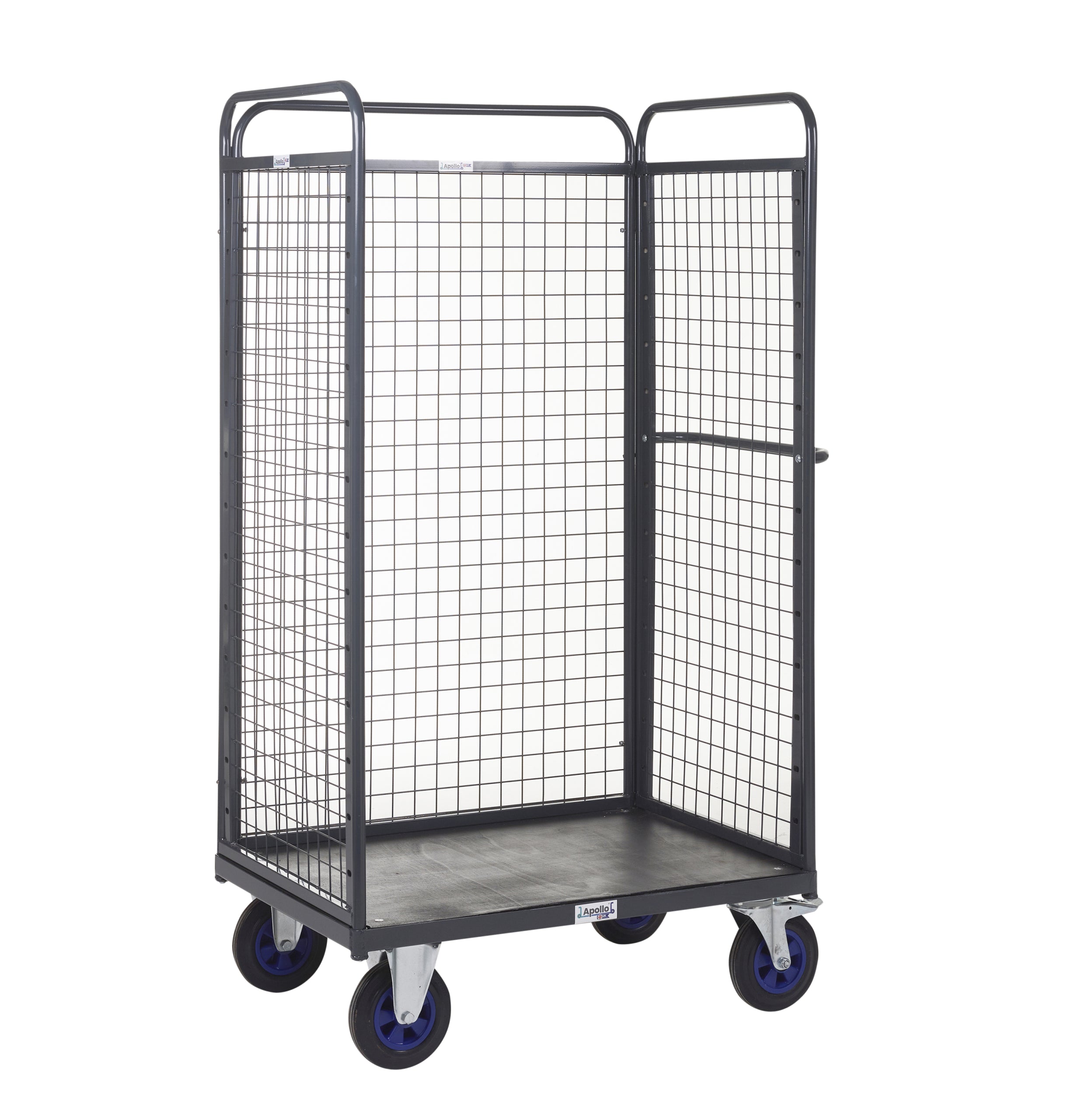 Heavy Duty Distribution Trolley with 3 Adjustable Shelves - Jaydee Living