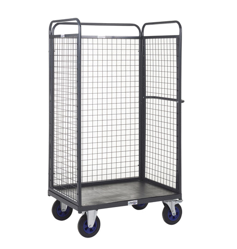 Heavy Duty Distribution Trolley with 3 Adjustable Shelves
