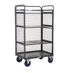 Heavy Duty Distribution Trolley with 3 Adjustable Shelves