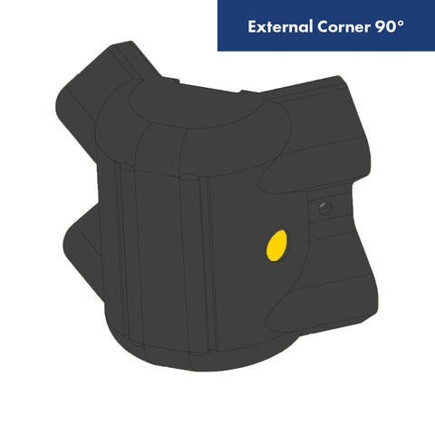 Barrier Corner Guard - Black
