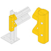 Pedestrian Rail End Protection