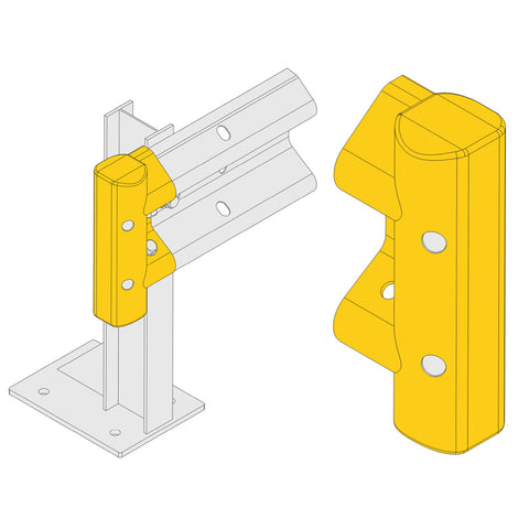 Pedestrian Rail End Protection