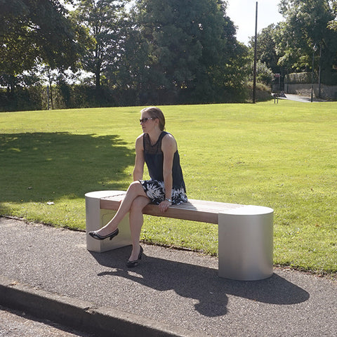 Pillar Outdoor Bench